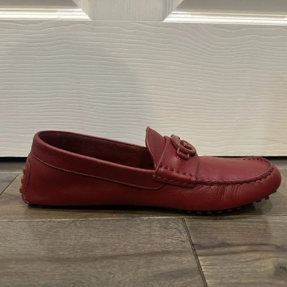 AUTHENTIC GUCCI INTERLOCKING G MOCCASINS LOAFERS 692379 GG 10 (fits USA sz 11)